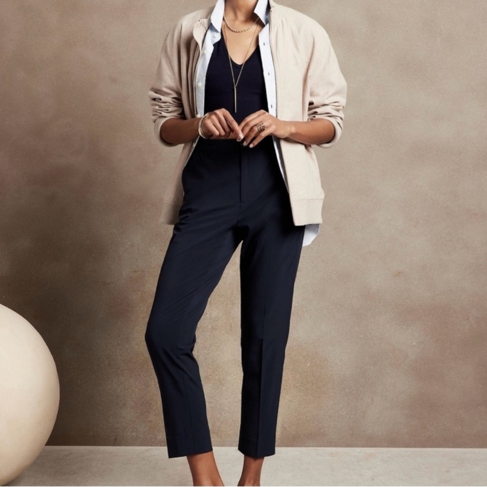 Banana republic airstrech navy pants